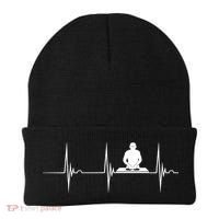 Turntable Dj Dance Music Heartbeat Ekg Pulse Dj Techno Gift Beanie thumb 0