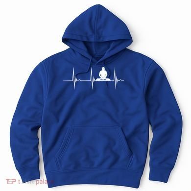 Turntable Dj Dance Music Heartbeat Ekg Pulse Dj Techno Gift Hoodie