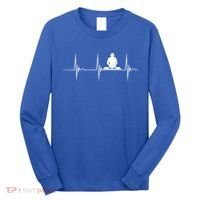 Turntable Dj Dance Music Heartbeat Ekg Pulse Dj Techno Gift Long Sleeve Shirt thumb 0