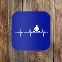Turntable Dj Dance Music Heartbeat Ekg Pulse Dj Techno Gift Coaster thumb 0