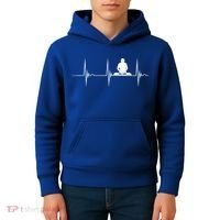 Turntable Dj Dance Music Heartbeat Ekg Pulse Dj Techno Gift Kids Hoodie thumb 4