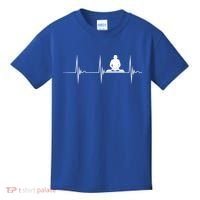 Turntable Dj Dance Music Heartbeat Ekg Pulse Dj Techno Gift Kids T-Shirt thumb 0