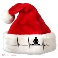 Turntable Dj Dance Music Heartbeat Ekg Pulse Dj Techno Gift Santa Hat thumb 0