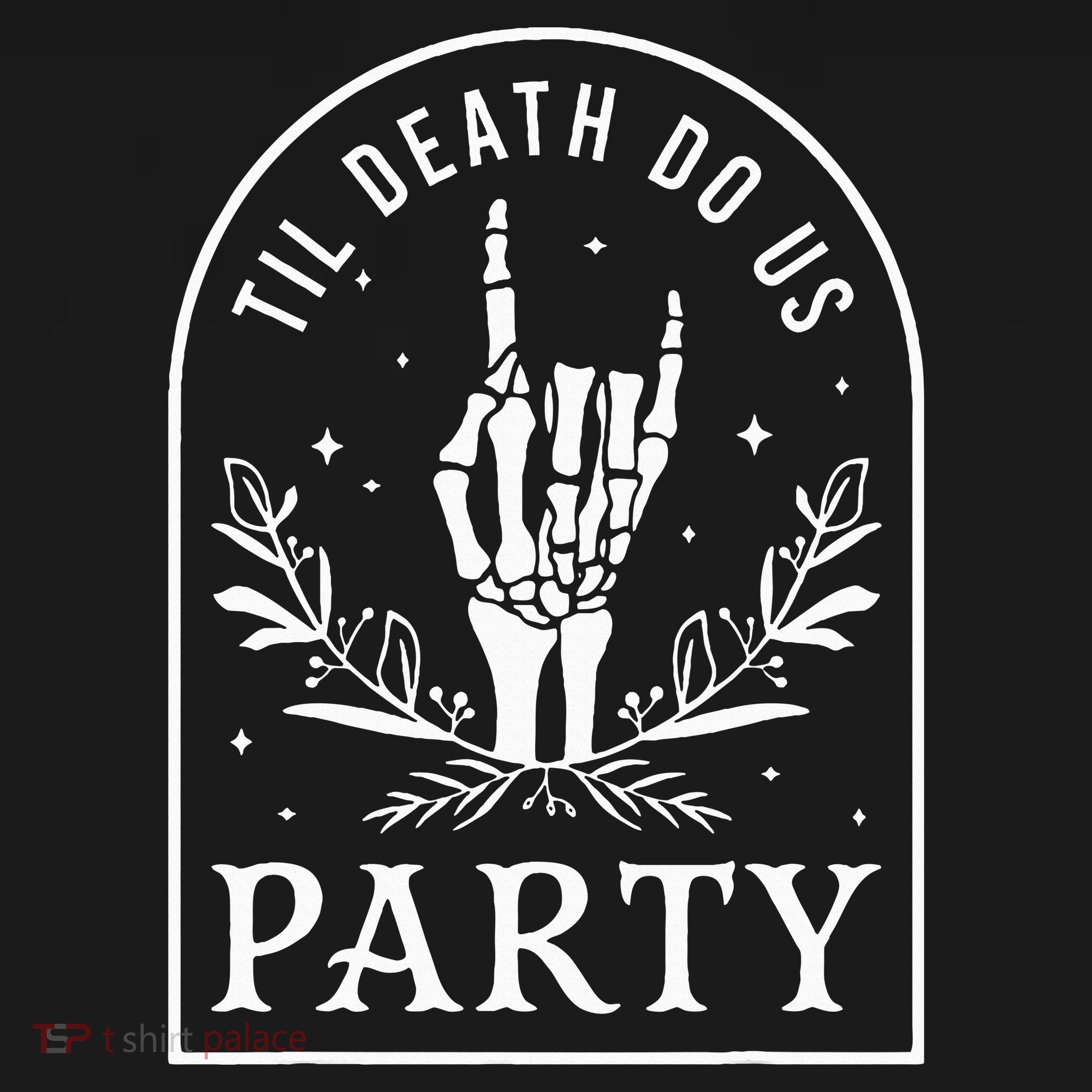 Til Death Do Us Party Retro Halloween Bachelorette Matching Mousepad