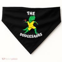 The Dodgesaurs Dodgeball Team Name Funny Dinosaur Dodgeball USA-Made Doggie Bandana thumb 0