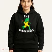 The Dodgesaurs Dodgeball Team Name Funny Dinosaur Dodgeball Hoodie thumb 5