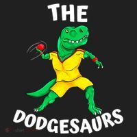 The Dodgesaurs Dodgeball Team Name Funny Dinosaur Dodgeball Beanie thumb 2