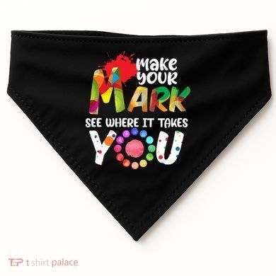 The Dot Day Make Your Mark See Where It Takes You Dot USA-Made Doggie Bandana