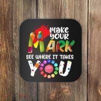The Dot Day Make Your Mark See Where It Takes You Dot Coaster thumb 0