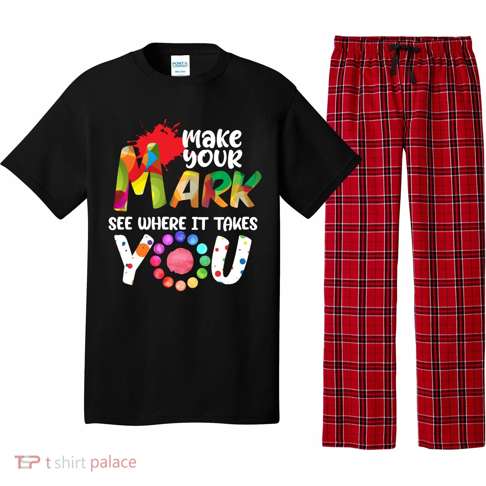 The Dot Day Make Your Mark See Where It Takes You Dot Pajama Set