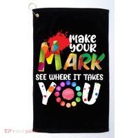 The Dot Day Make Your Mark See Where It Takes You Dot Golf Towel thumb 0