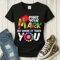 The Dot Day Make Your Mark See Where It Takes You Dot Women's T-Shirt thumb 3