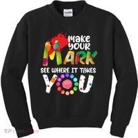 The Dot Day Make Your Mark See Where It Takes You Dot Kids Sweatshirt thumb 0