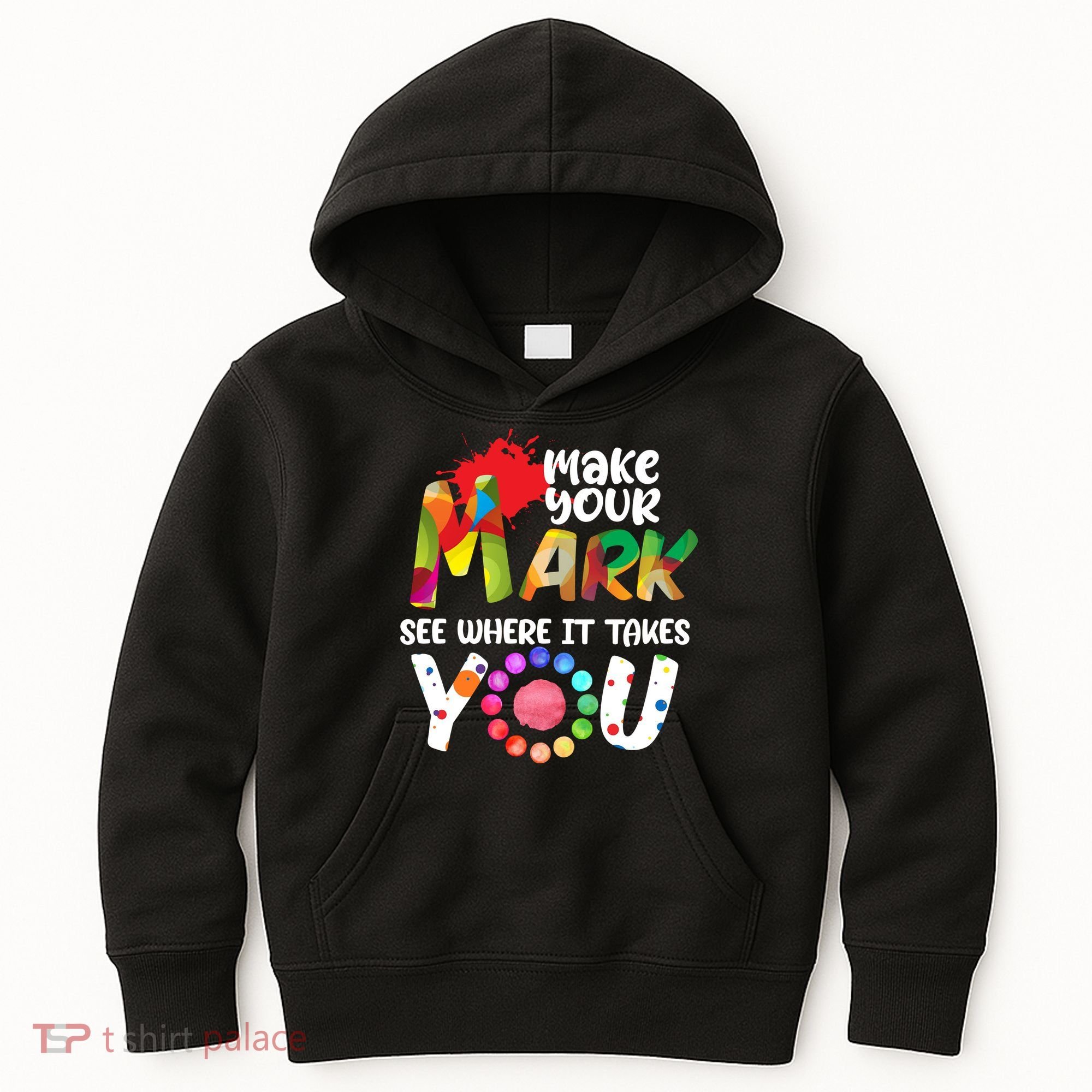 The Dot Day Make Your Mark See Where It Takes You Dot Kids Hoodie