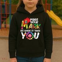 The Dot Day Make Your Mark See Where It Takes You Dot Kids Hoodie thumb 3