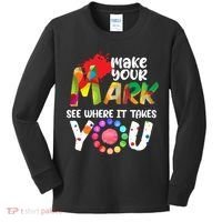 The Dot Day Make Your Mark See Where It Takes You Dot Kids Long Sleeve Shirt thumb 0