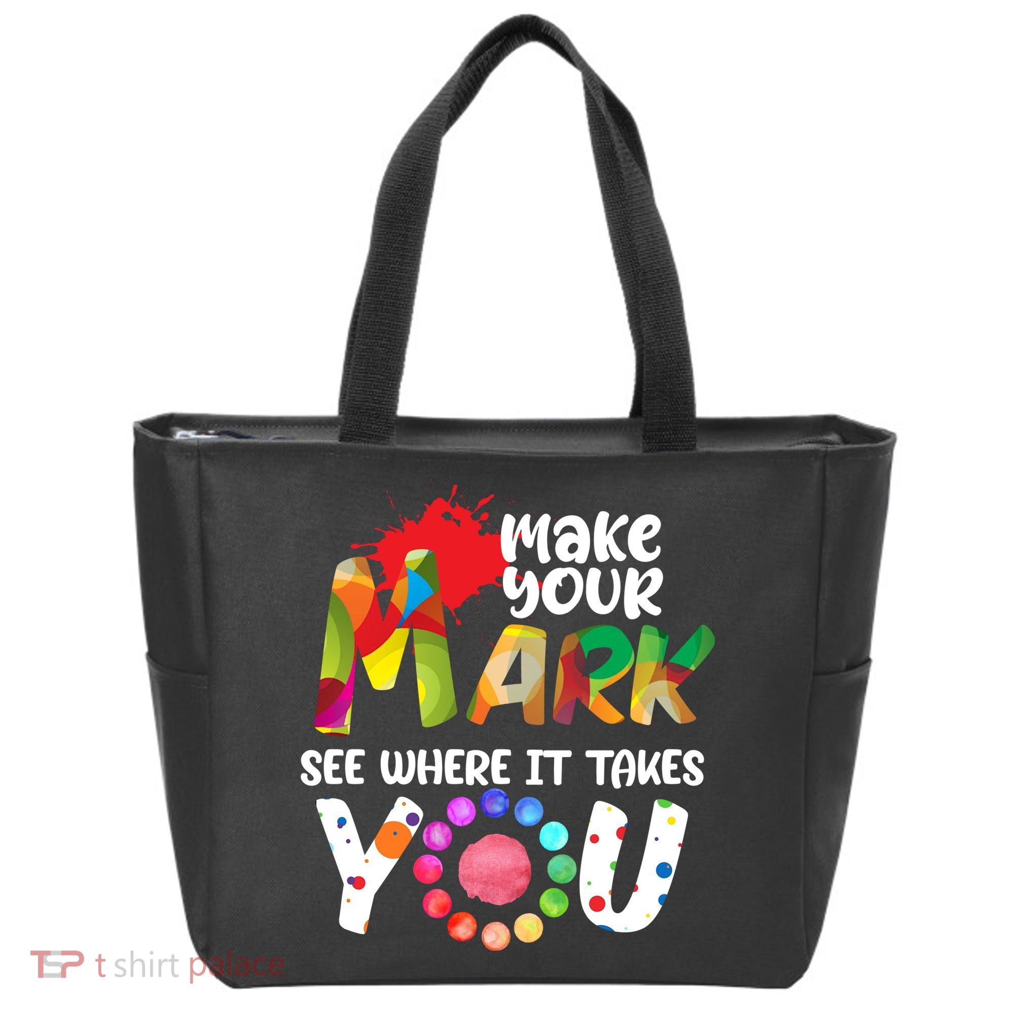 The Dot Day Make Your Mark See Where It Takes You Dot Tote Bag