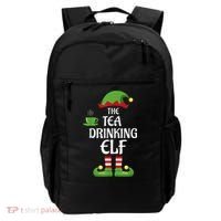Tea Drinking Elf Family Matching Group Christmas Backpack thumb 0