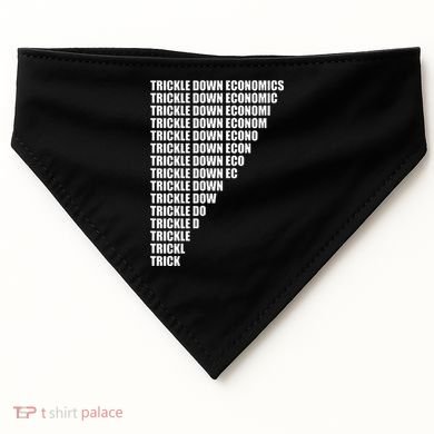 Trickle Down Economics USA-Made Doggie Bandana