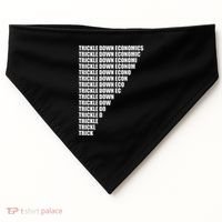 Trickle Down Economics USA-Made Doggie Bandana thumb 0