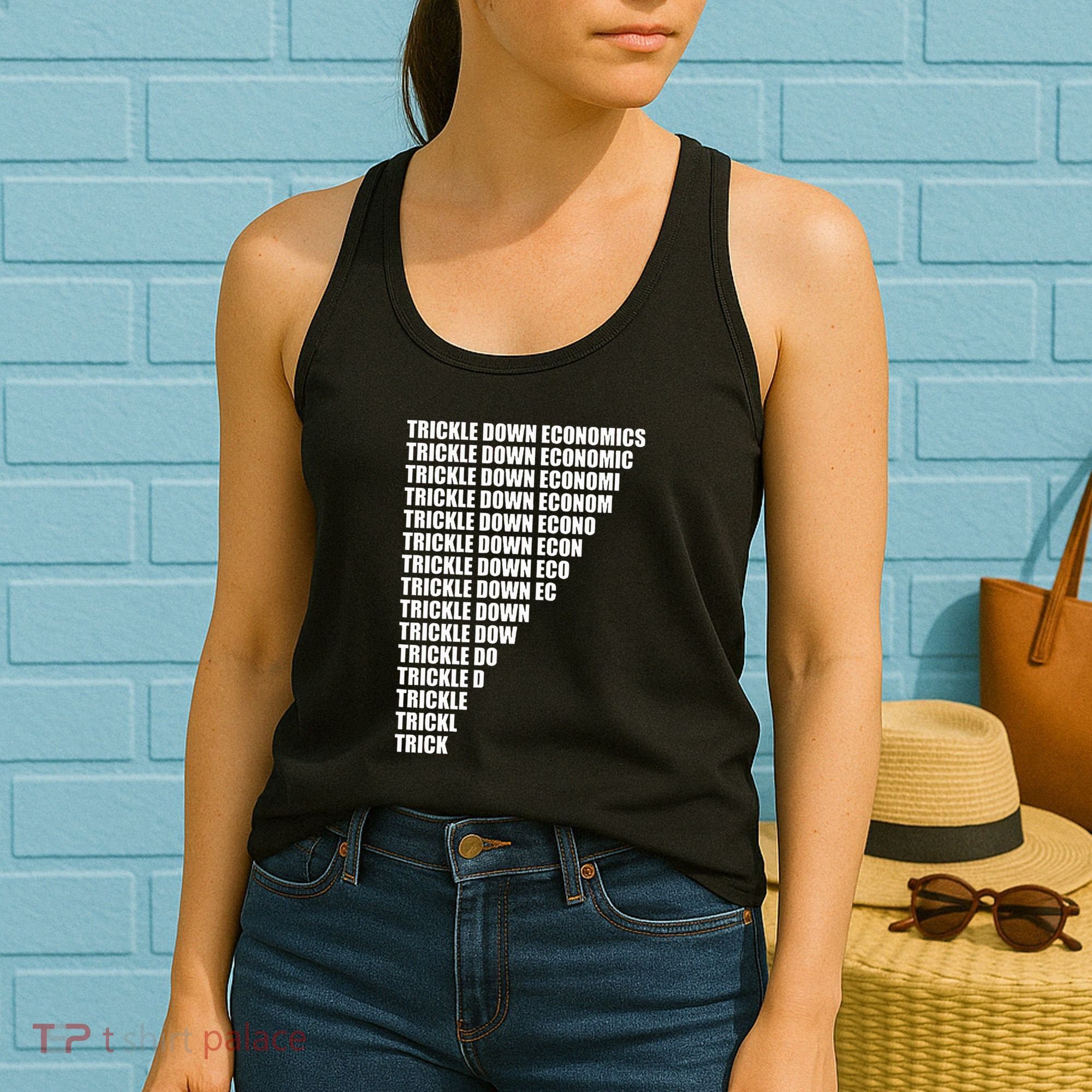 Trickle Down Economics Women's Tank Top
