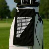 Trickle Down Economics Golf Towel thumb 2