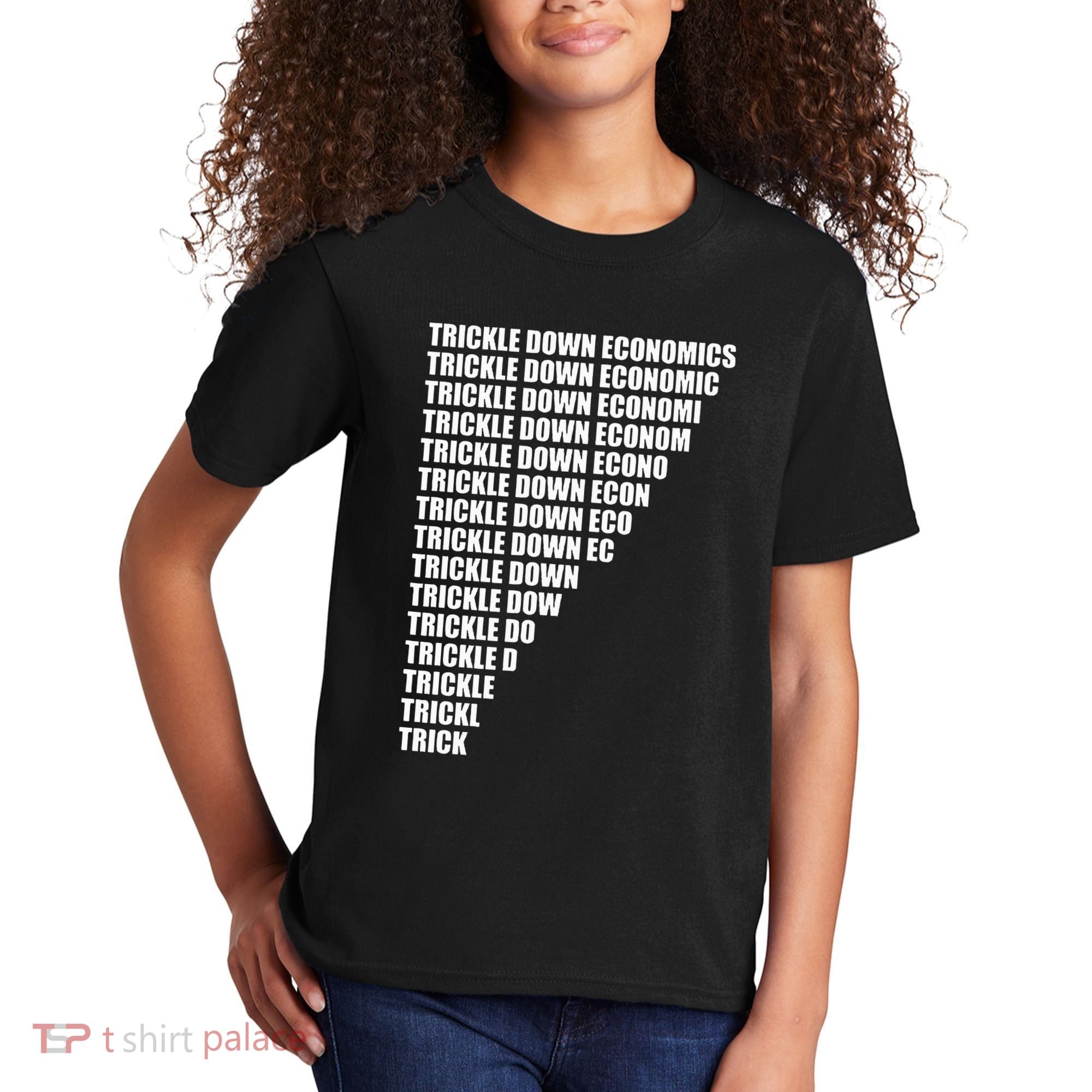 Trickle Down Economics Kids T-Shirt