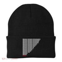 Trickle Down Economics Trick Funny Economic Sarcastic Humor Beanie thumb 0