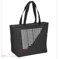 Trickle Down Economics Trick Funny Economic Sarcastic Humor Tote Bag thumb 2