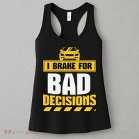 Teacher Driving Education Fun Quote I Brake For Bad Women's Tank Top thumb 3