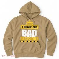 Teacher Driving Education Fun Quote I Brake For Bad Hoodie thumb 0