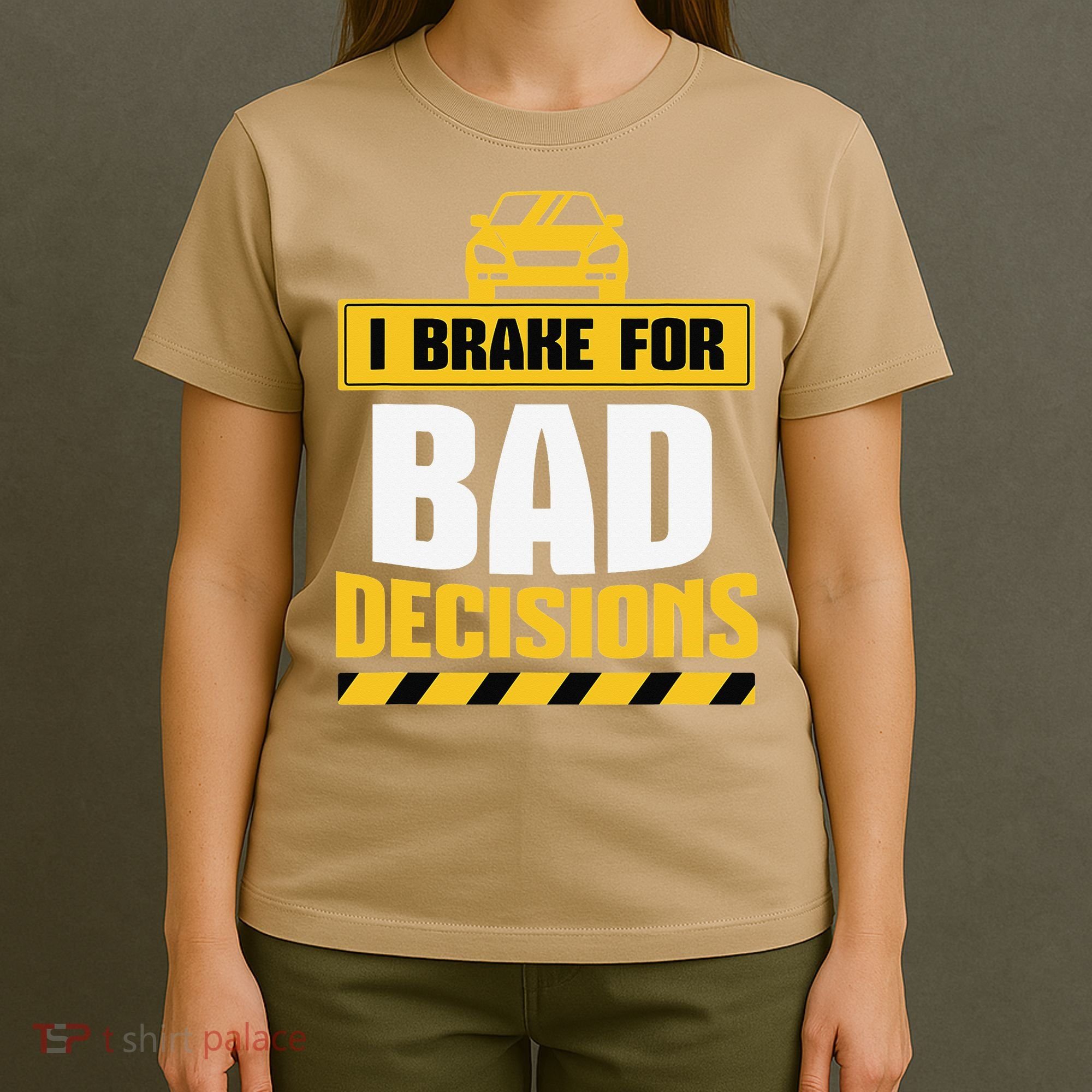 Teacher Driving Education Fun Quote I Brake For Bad T-Shirt