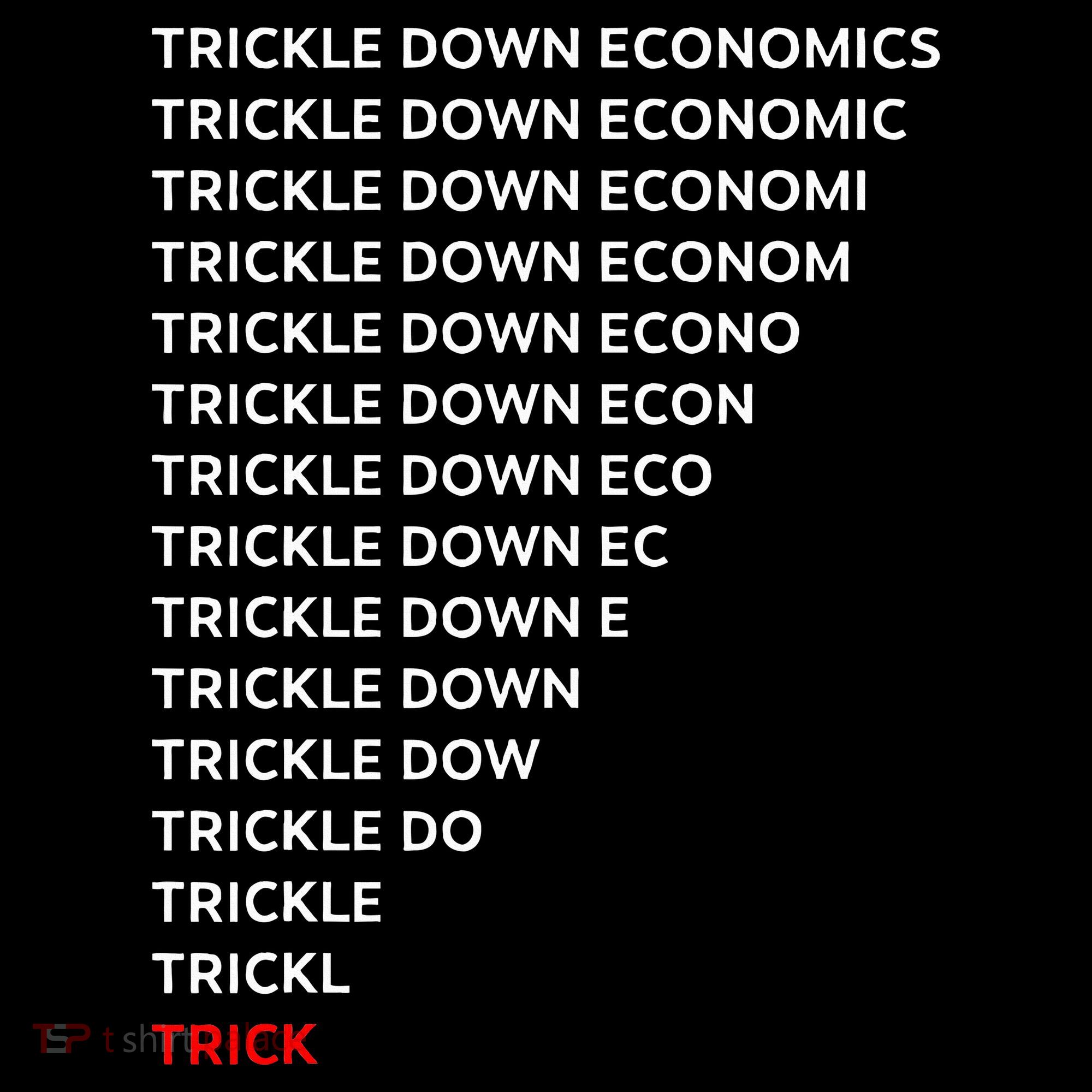 Trickle Down Economics Trick Bucket Hat