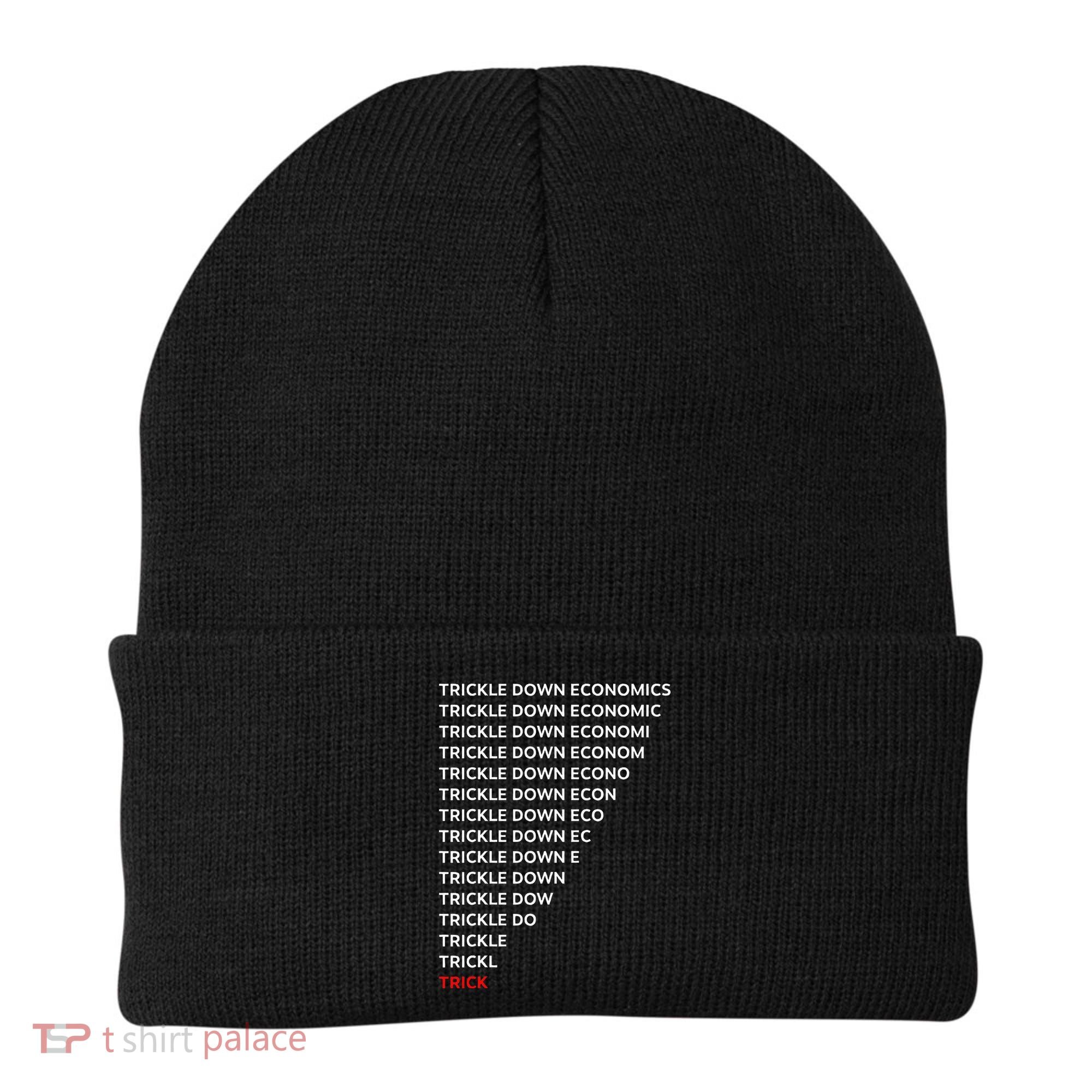 Trickle Down Economics Trick Beanie
