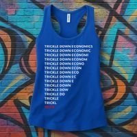 Trickle Down Economics Trick Women's Tank Top thumb 3