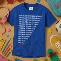 Trickle Down Economics Trick Kids T-Shirt thumb 3