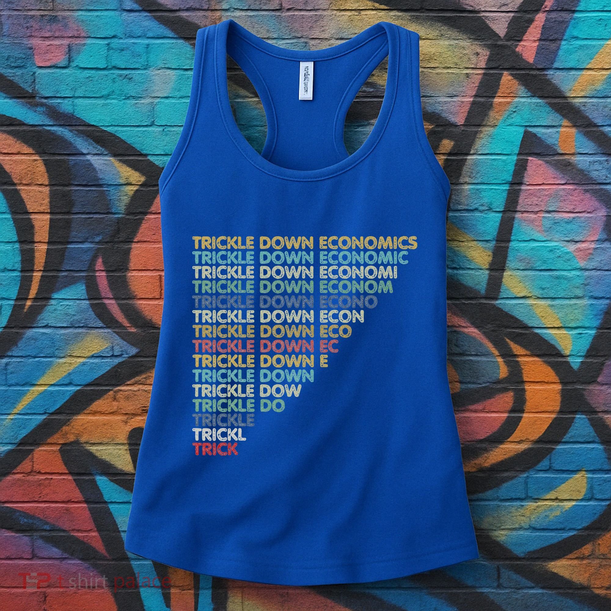 Trickle Down Economics Trick Women's Tank Top