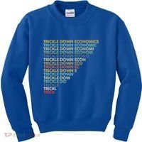 Trickle Down Economics Trick Kids Sweatshirt thumb 0