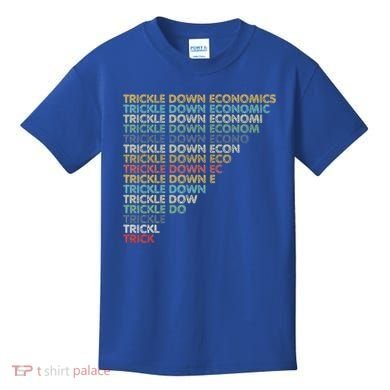 Trickle Down Economics Trick Kids T-Shirt
