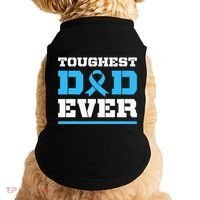 Toughest Dad Ever Prostate Cancer Awareness Support Doggie Tank thumb 0