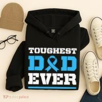 Toughest Dad Ever Prostate Cancer Awareness Support Hoodie thumb 4