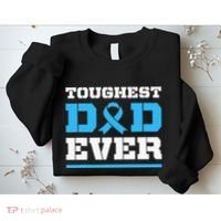 Toughest Dad Ever Prostate Cancer Awareness Support Sweatshirt thumb 2