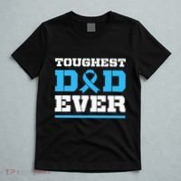 Toughest Dad Ever Prostate Cancer Awareness Support T-Shirt thumb 5