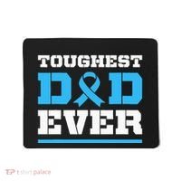 Toughest Dad Ever Prostate Cancer Awareness Support Mousepad thumb 0