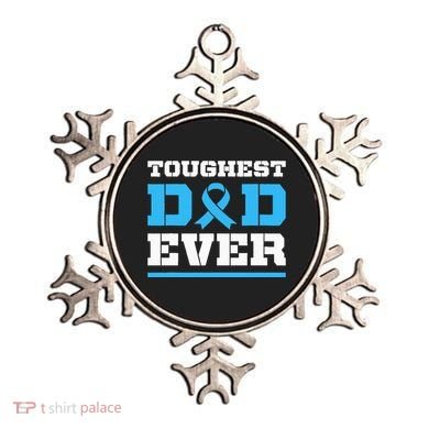 Toughest Dad Ever Prostate Cancer Awareness Support Ornament