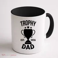 Trophy Dad Est 2026 Coffee Mug thumb 1