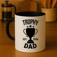 Trophy Dad Est 2026 Coffee Mug thumb 4