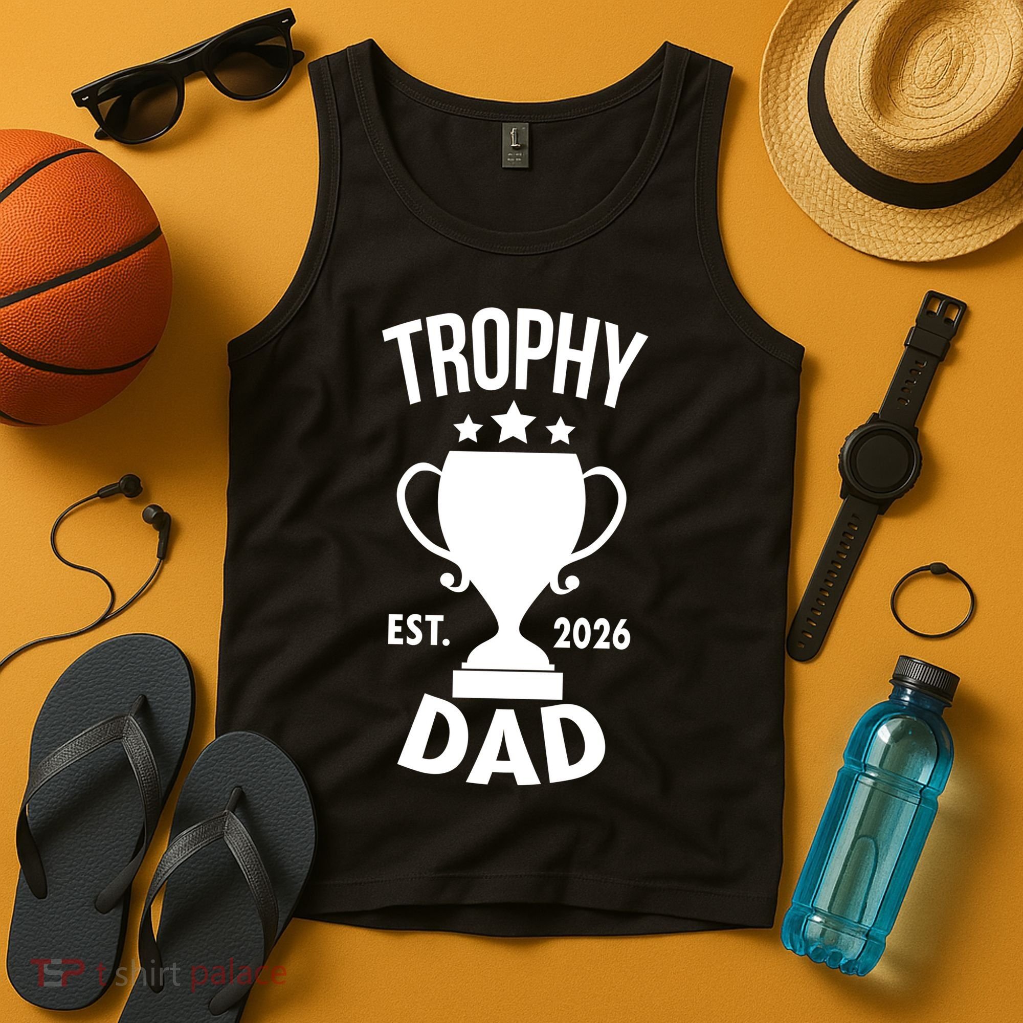 Trophy Dad Est 2026 Tank Top
