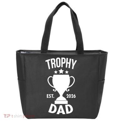 Trophy Dad Est 2026 Tote Bag