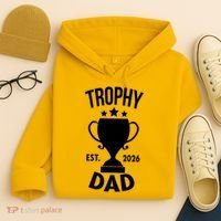 Trophy Dad Est 2026 Hoodie thumb 4
